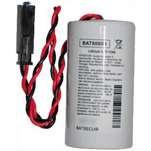 Batteria Antifurto Litio BATSECUR BAT80009-10 3,6V 13Ah Compatibile Elkron