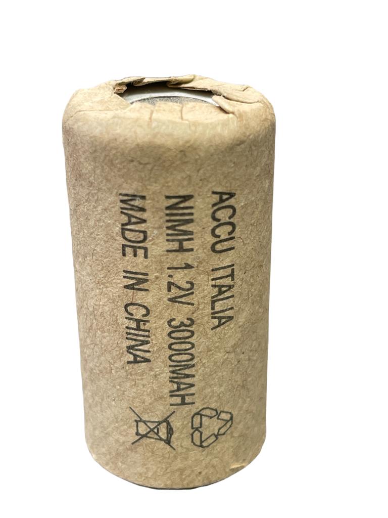 BATTERIA NI-MH 1,2V 3000MAH FORMATO SC CARTONATA