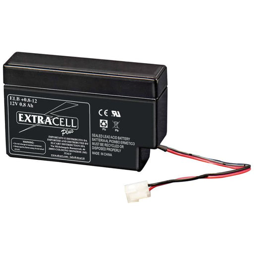 Batteria Extracell al piombo 12 V 0,8 Ah ELB+0.8-12 - MPN 30/05520-00