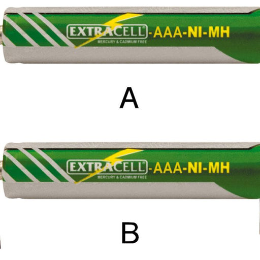 Batteria Extracell Ni-MH 1,2 V 700 mAh AAA polo - MPN 30/00288-00
