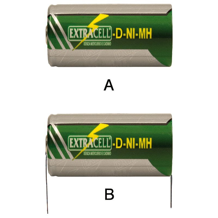 Batteria Extracell Ni-MH 1,2 V 8000 mAh D senza terminali - MPN 30/00422-00
