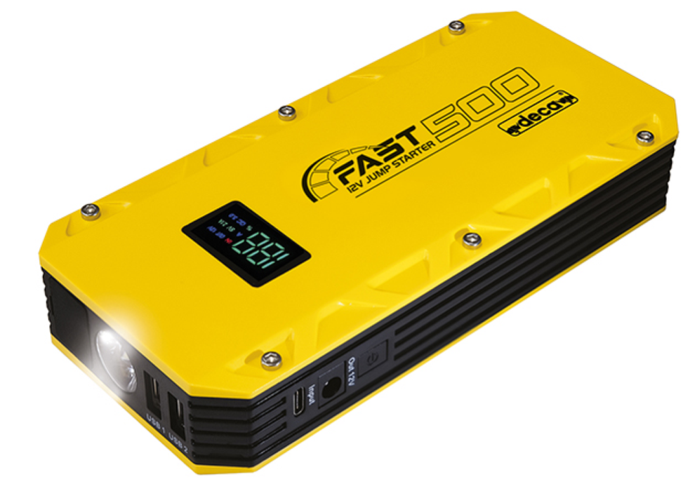 Booster DECA Fast 500 – 12V Lithium Emergency Starter