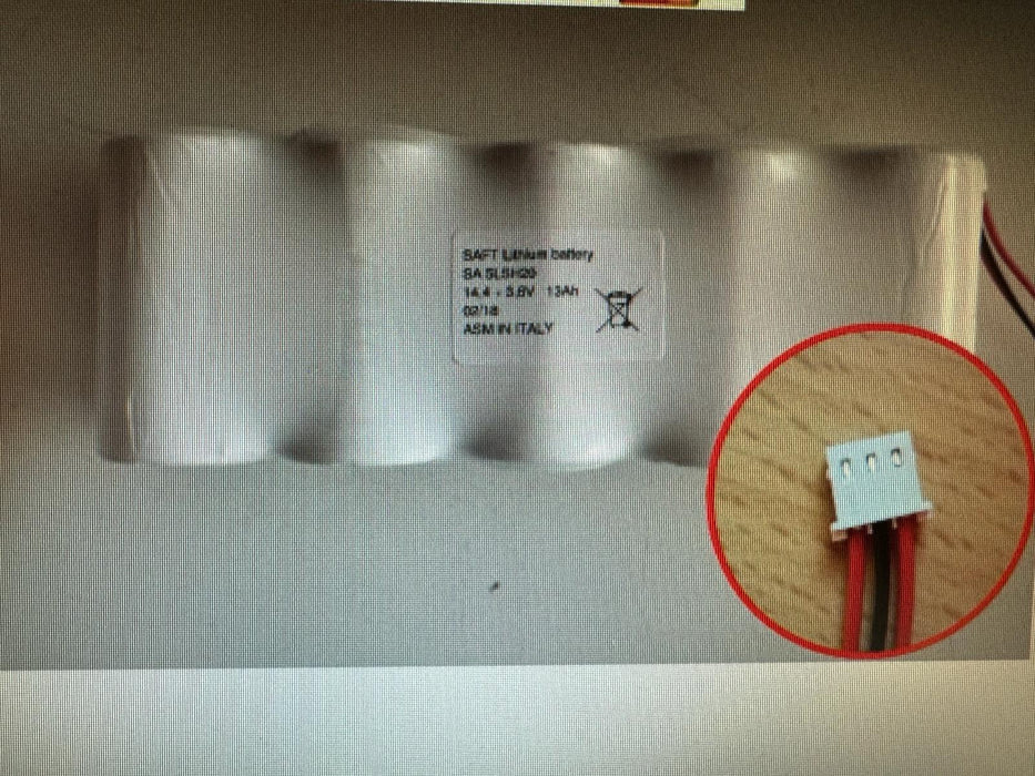 SAFT ASSEMBLY 14.4+3.6V 13AH ABB
