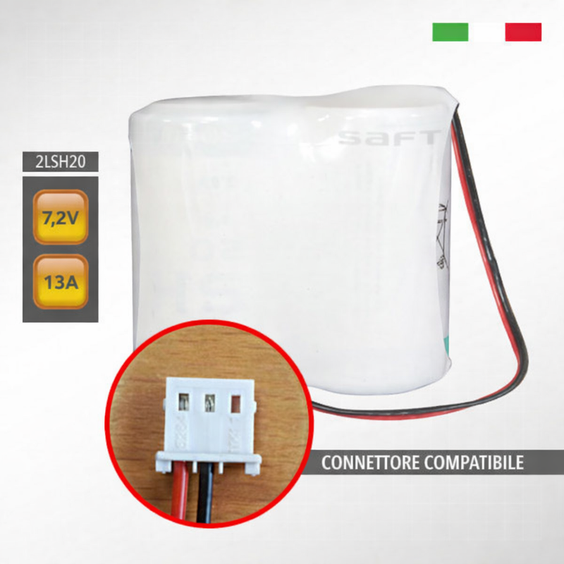 BATTERIA PER ANTIFURTO LITIO 7,2V 13AH D TECNOALARM