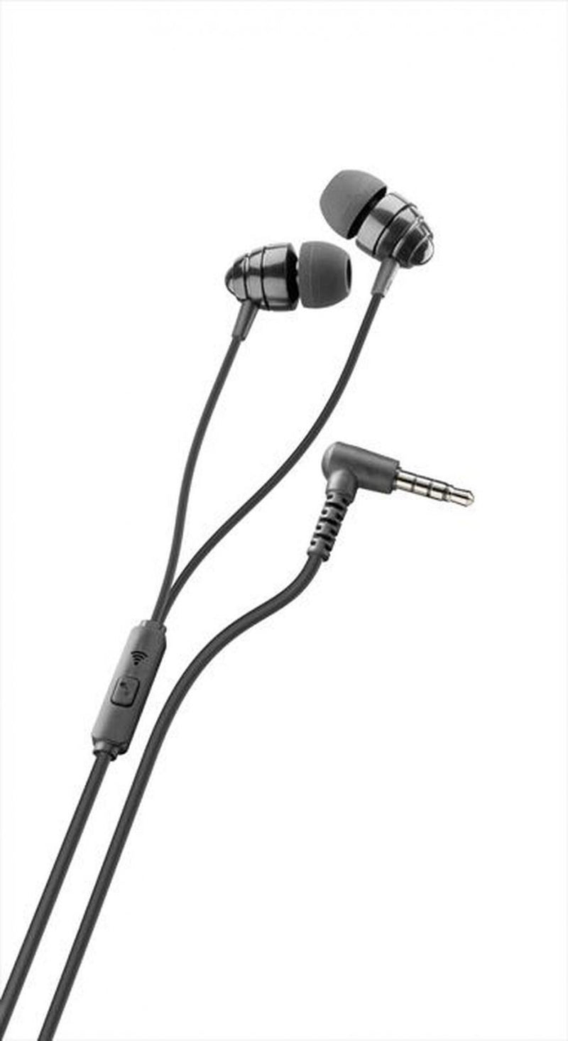 auricolari in-ear con mic univ. nero