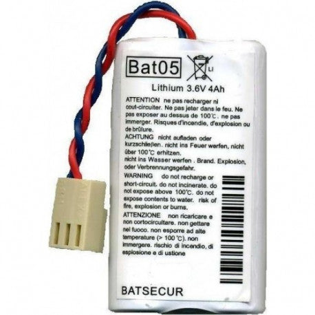BAT05 BATTERIA PER ANTIFURTO LITIO 3,6V 5,4AH BATSECUR