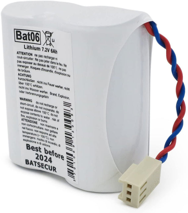 Antitheft Lithium Battery BATSECUR BAT06 7.2V Compatible with batli06 Daitem Logisty