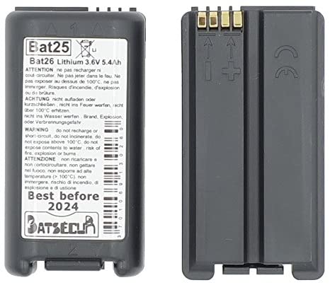 Batteria Antifurto Litio BATSECUR BAT25 3,6V 4Ah Compatibile Daitem Logisty
