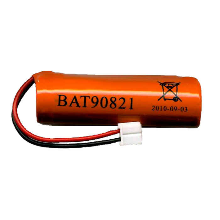 Pila Antifurto Litio Ricaricabile BATSECUR 3,6V BAT 90821 Compatibile con 908-21X BAT90-821X DAITEM