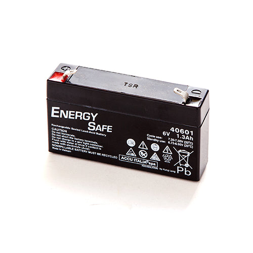 batteria al piombo energy safe 6v 1,3ah