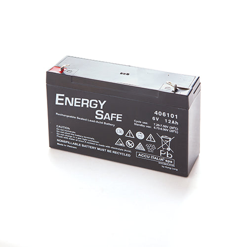 batteria al piombo energy safe 6v 12ah