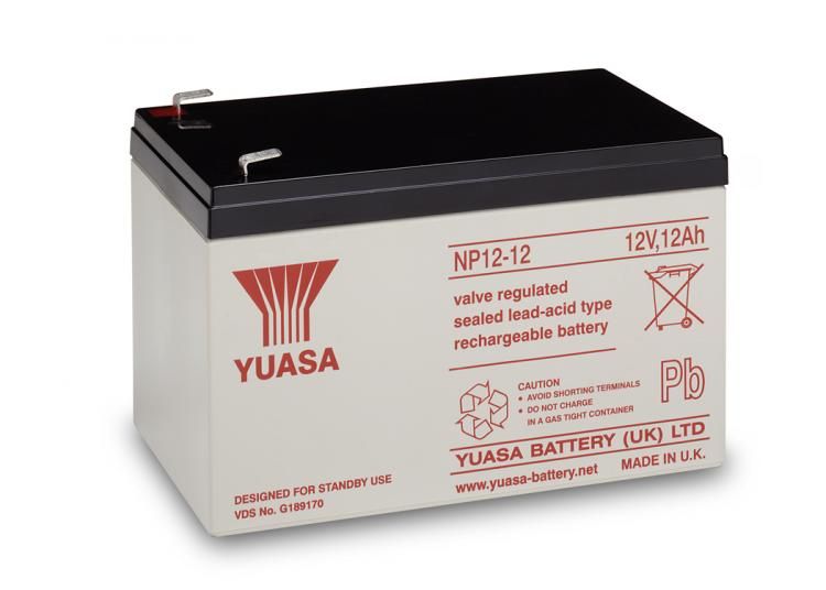 batteria al piombo yuasa 12v 12ah