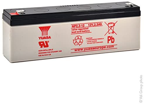 batteria al piombo yuasa 12v 2,3ah
