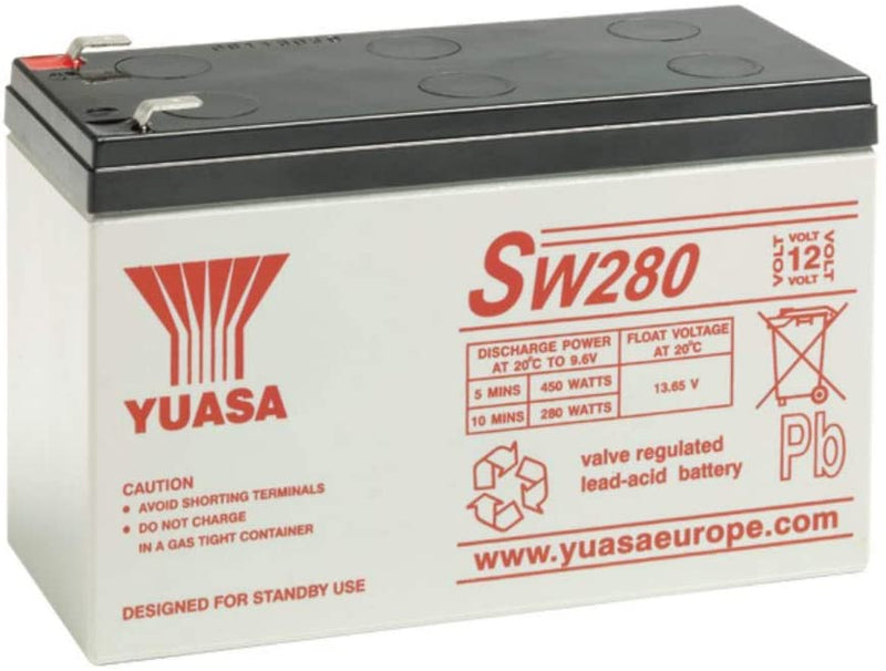 batteria al piombo yuasa 12v 9ah faston 6mm