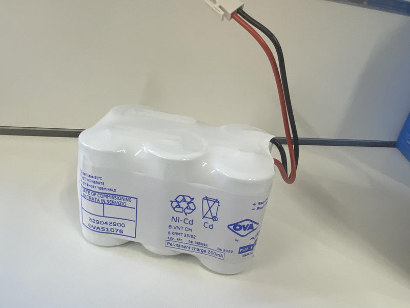 batteria arts al ni-cd 7,2v 4.0ah vnt dh t