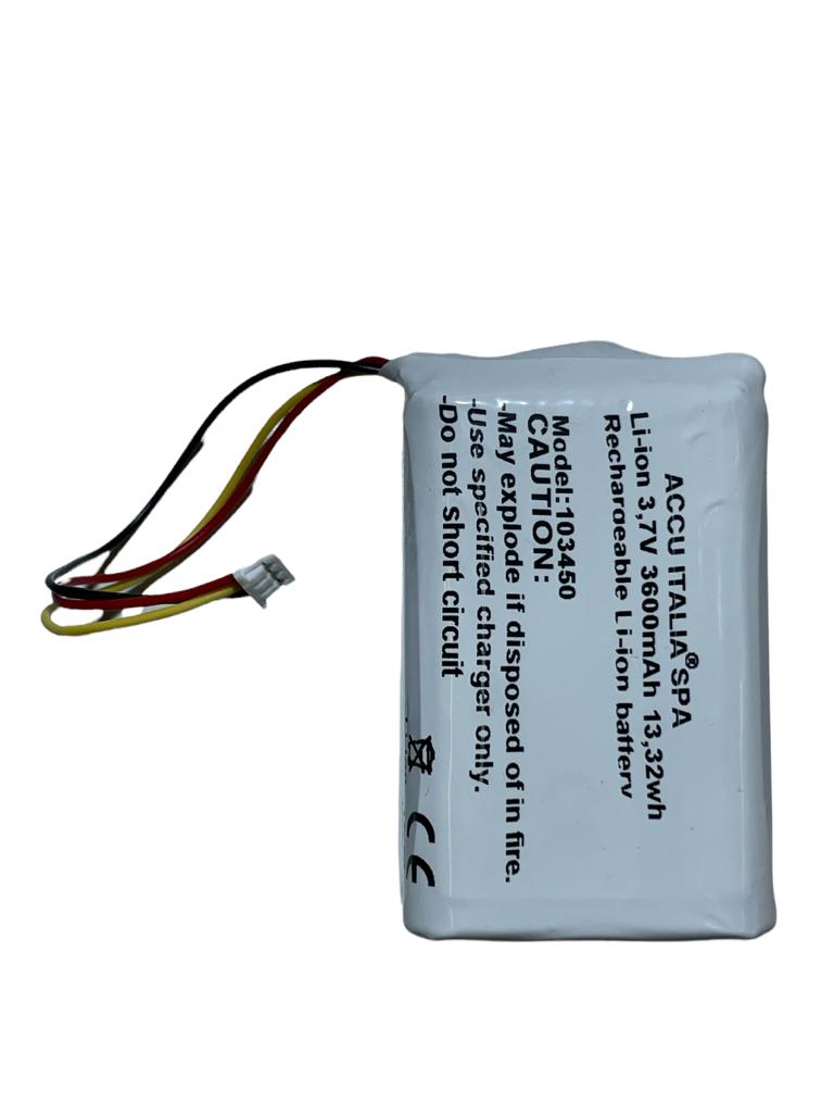 batteria litio 3,6v 3600mah 103450