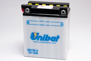 batteria moto unibat cb12aa equiv. 12n12a4