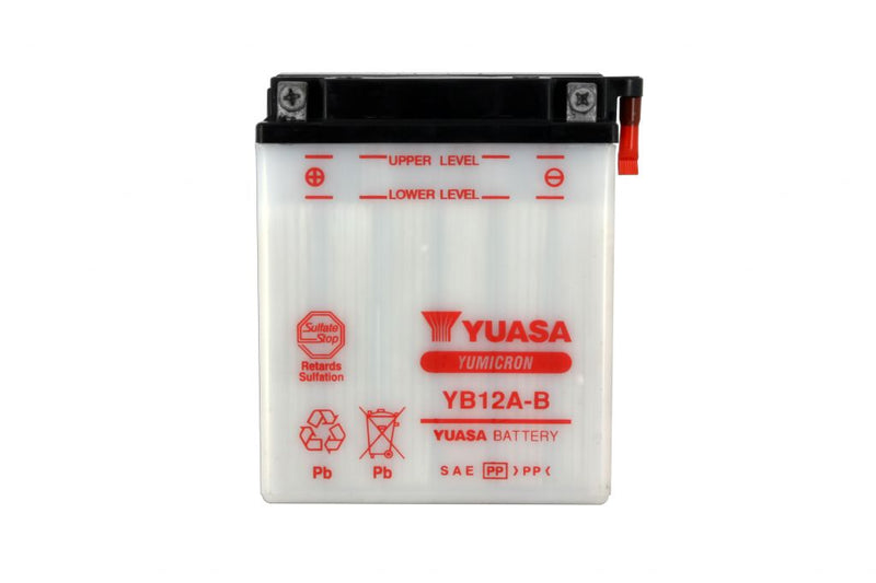 batteria moto yuasa yb12a-b