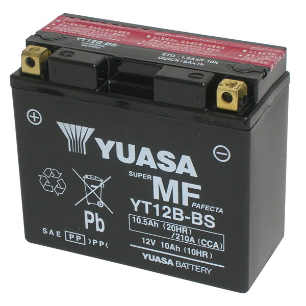 batteria moto yuasa yt12b-bs