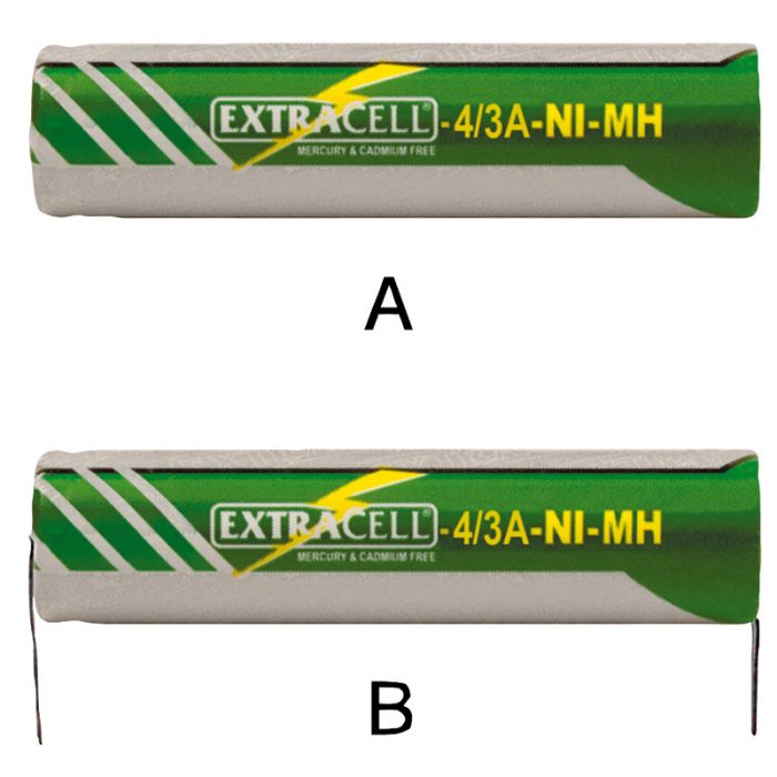 batteria ni-mh 1,2v 3800mah 4/3a