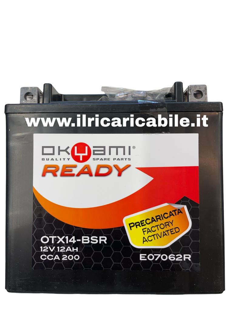 batteria okiami otx14-bsrprecaricata