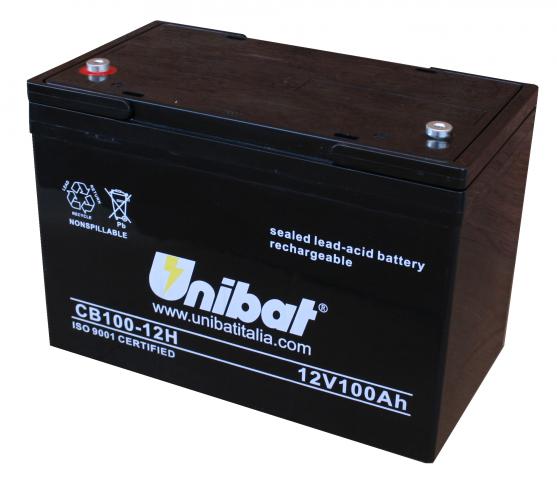 batteria unibat sla 12v 100ah