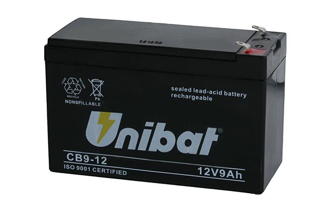 batteria unibat sla cyclic 12v 9ah