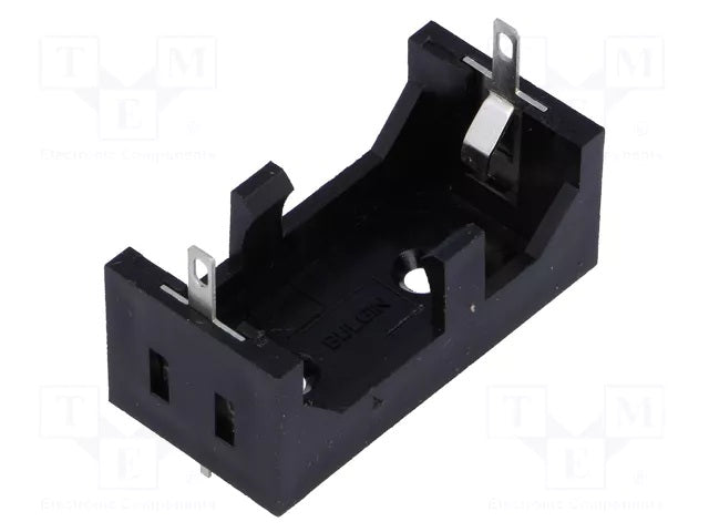 CR123A battery holder solder tabs