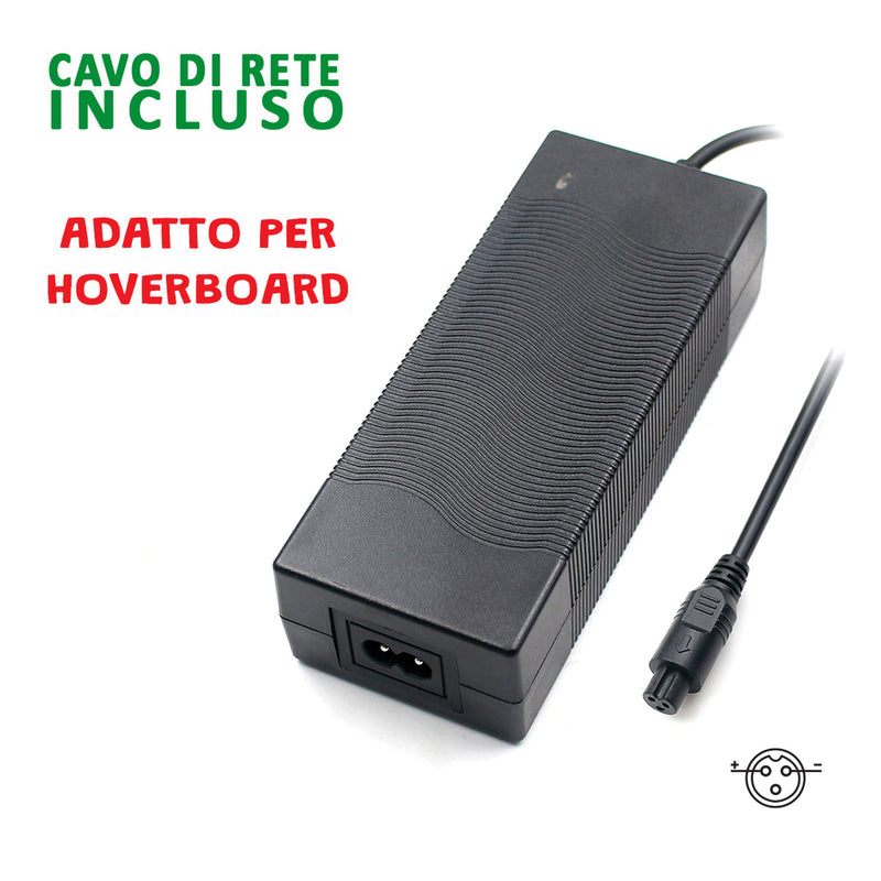 carica batterie per hoverboard ap42v2 42v 2ah 84w
