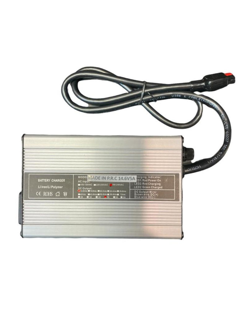 caricabatterie litio 14,6v 5ah golf