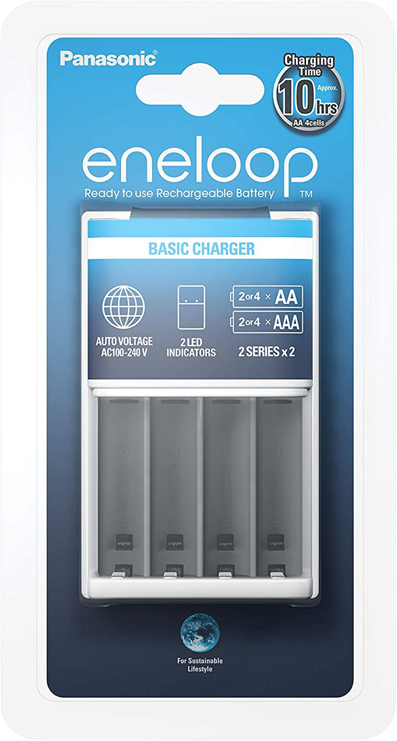 caricabatterie panasonic eneloop bq-cc18/bq-cc51e