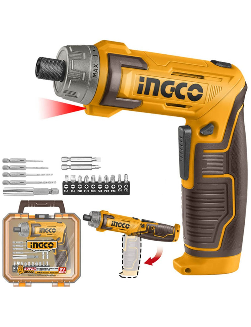 Cacciavite a Batteria 8V Ricaricabile INGCO | Battery24.it