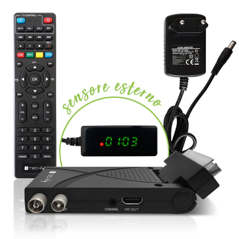 decoder scart+hdmi con ir e display