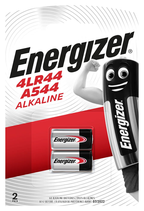 Pila alcalina Energizer 4lr44 blister 2 pz - ENERGIZER | Battery24.it