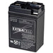 Batteria Extracell al piombo 6 V 4,2 Ah contatti a sfioro - MPN ELB4,2-6