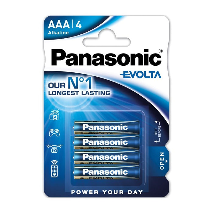 Panasonic Evolta alcaline AAA blister 4 pezzi - Panasonic | Battery24.it