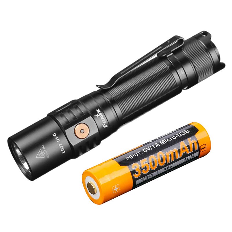 FENIX TORCIA RICARICABILE LED 1200 LUMEN UVC