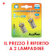 Lampadina LED bispina g4 200 lm 6000 K - blister 2 pz. - ALCAPOWER | Battery24.it