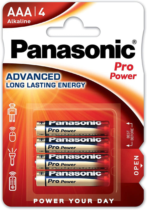 PILA ALCALINA PANASONIC FORMATO AAA BLIST 4PZ.