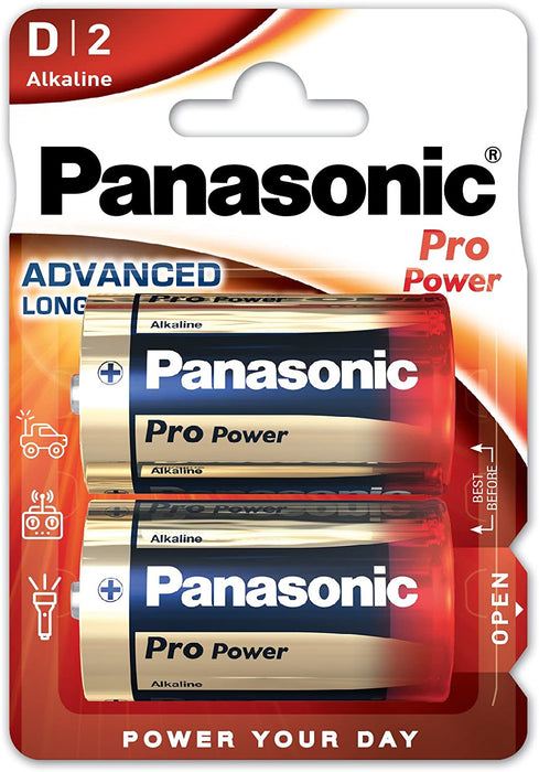 PANASONIC ALKALINE BATTERY D SIZE BLISTER 2PC.