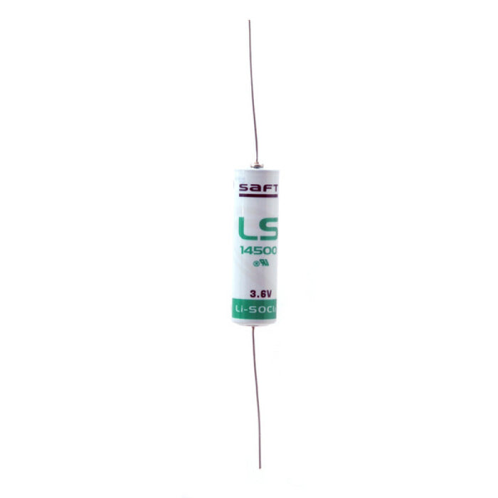 SAFT 3.6V 2.6Ah AA Lithium Battery with Tabs LS14500