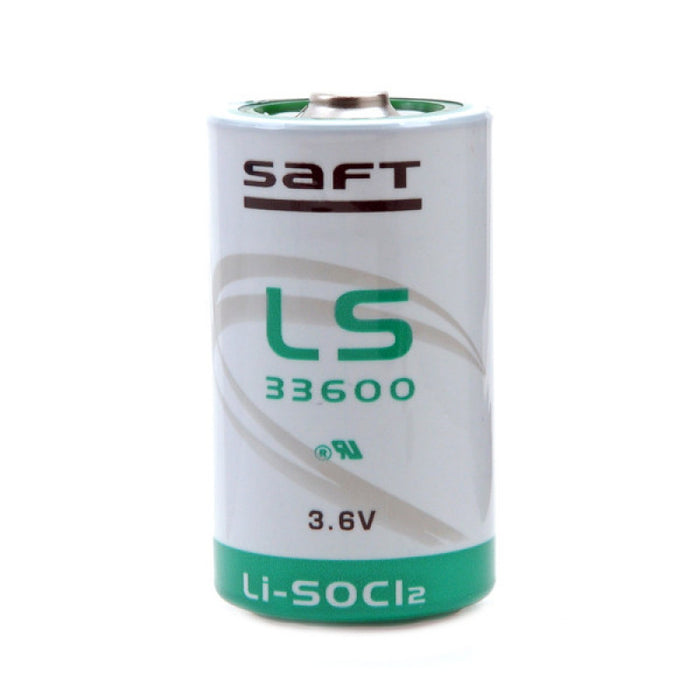 SAFT LITHIUM BATTERY 3.6V D CELL WITH TERMINAL