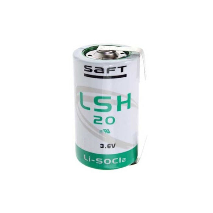 SAFT Lithium Battery 3.6V 19Ah D Size with Tabs LSH20