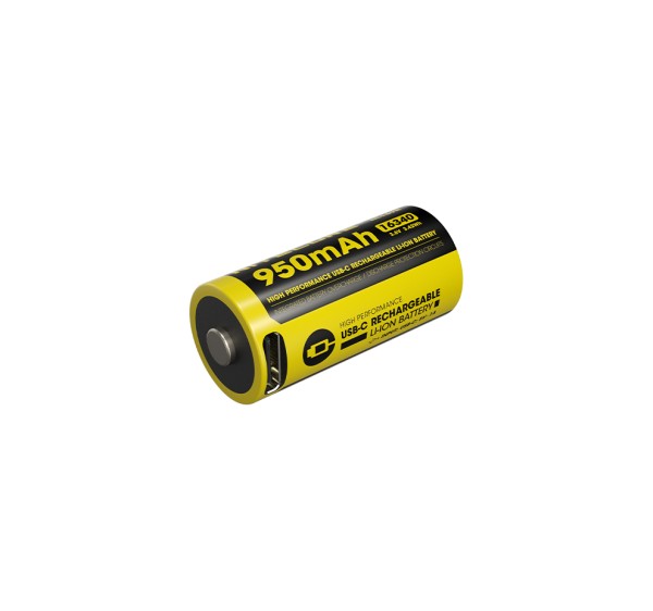NITECORE 16340 NL169R 950MAH CON USC C