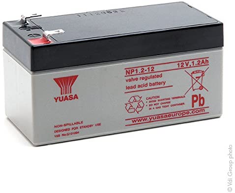 Batteria AGM Yuasa NP1.2-12 12V 1,2Ah