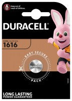 pila al litio bottone duracell 3v formato cr1616