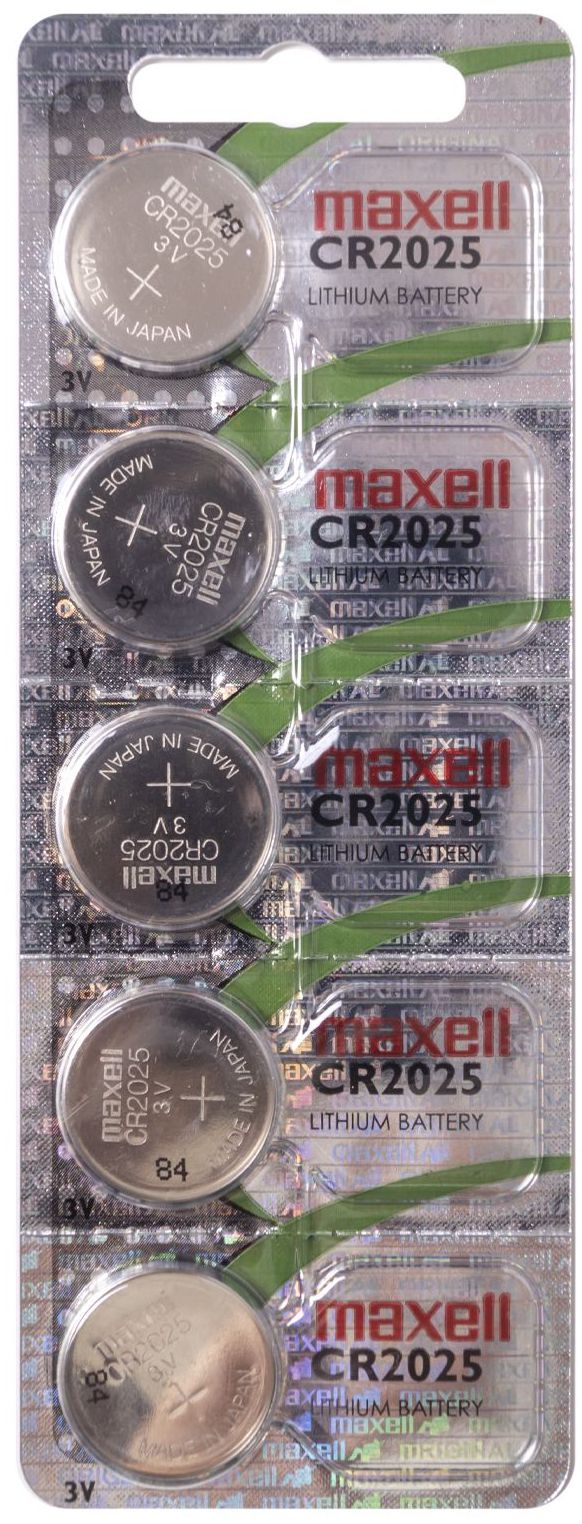 pila al litio bottone maxell 3v formato cr2025