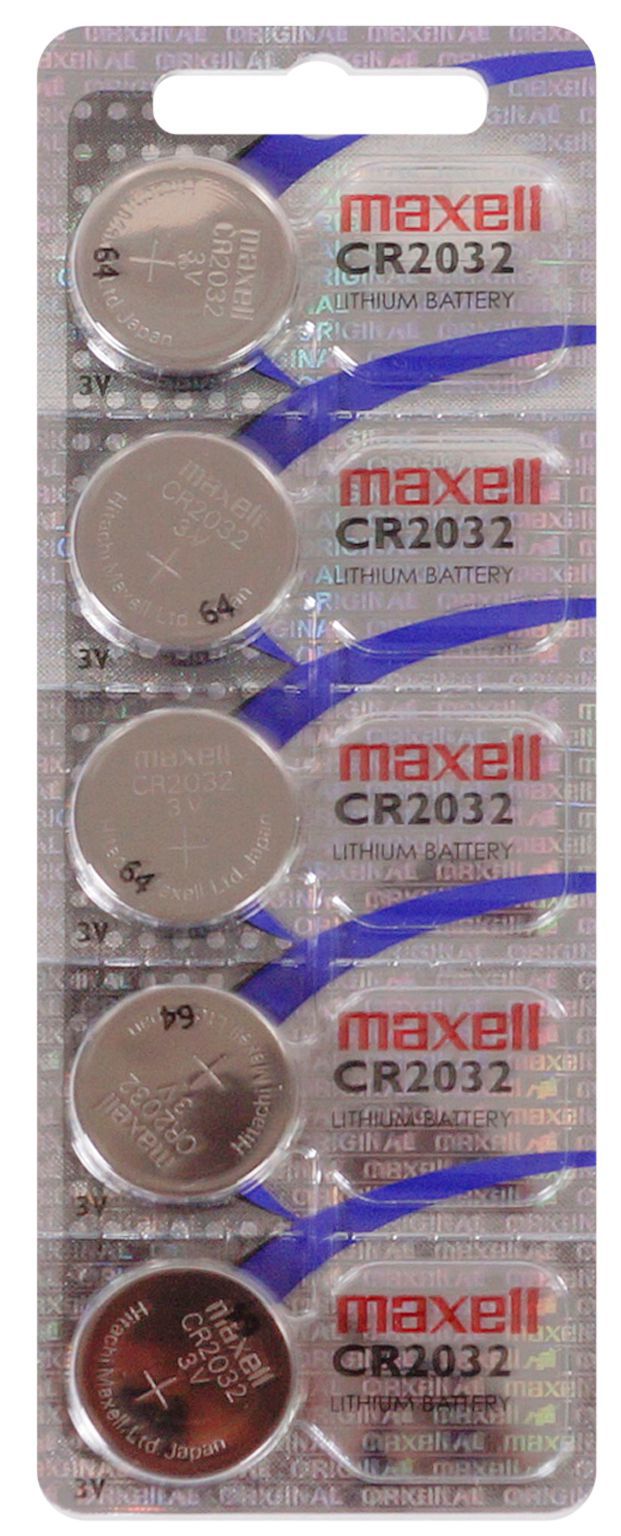 pila al litio bottone maxell 3v formato cr2032