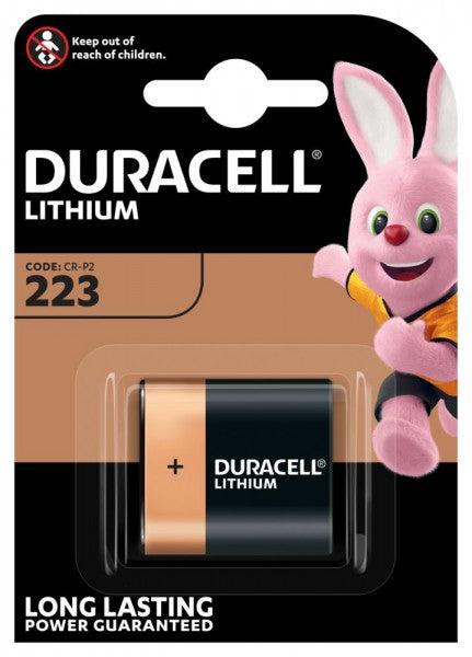 pila al litio duracell formato dl 223 6v