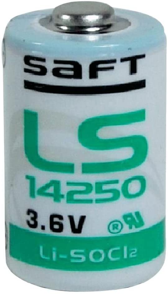 Pila al Litio SAFT 3,6V 1,2Ah 1/2AA con Polo LS14250